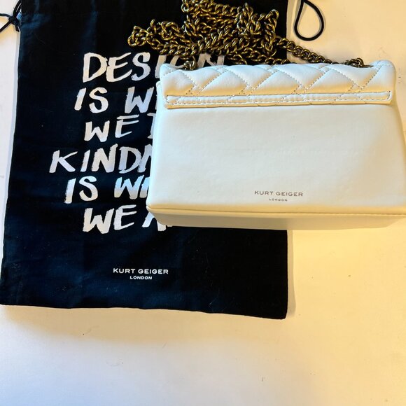 Kurt Geiger London Mini Kensington Eye Quilted Leather Crossbody Bag - Picture 3 of 5